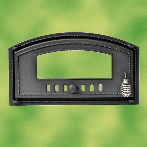 Oven Door Cast Iron With Sight Glass For Pizza Oven Wood Fired